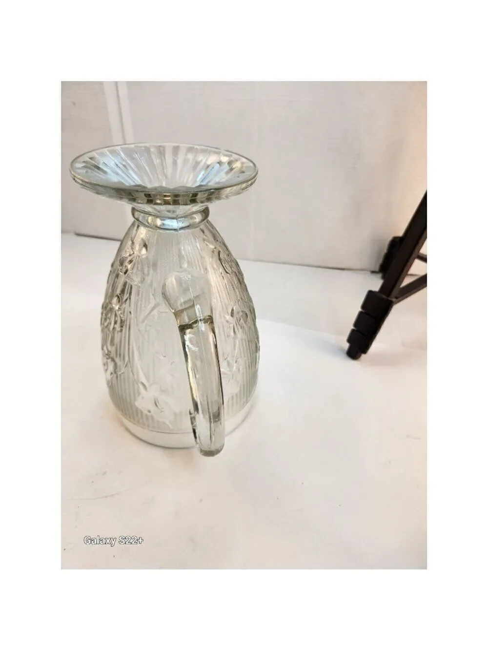Vintage Jeanette Iris & Herringbone Clear Carnival Depression Glass 9